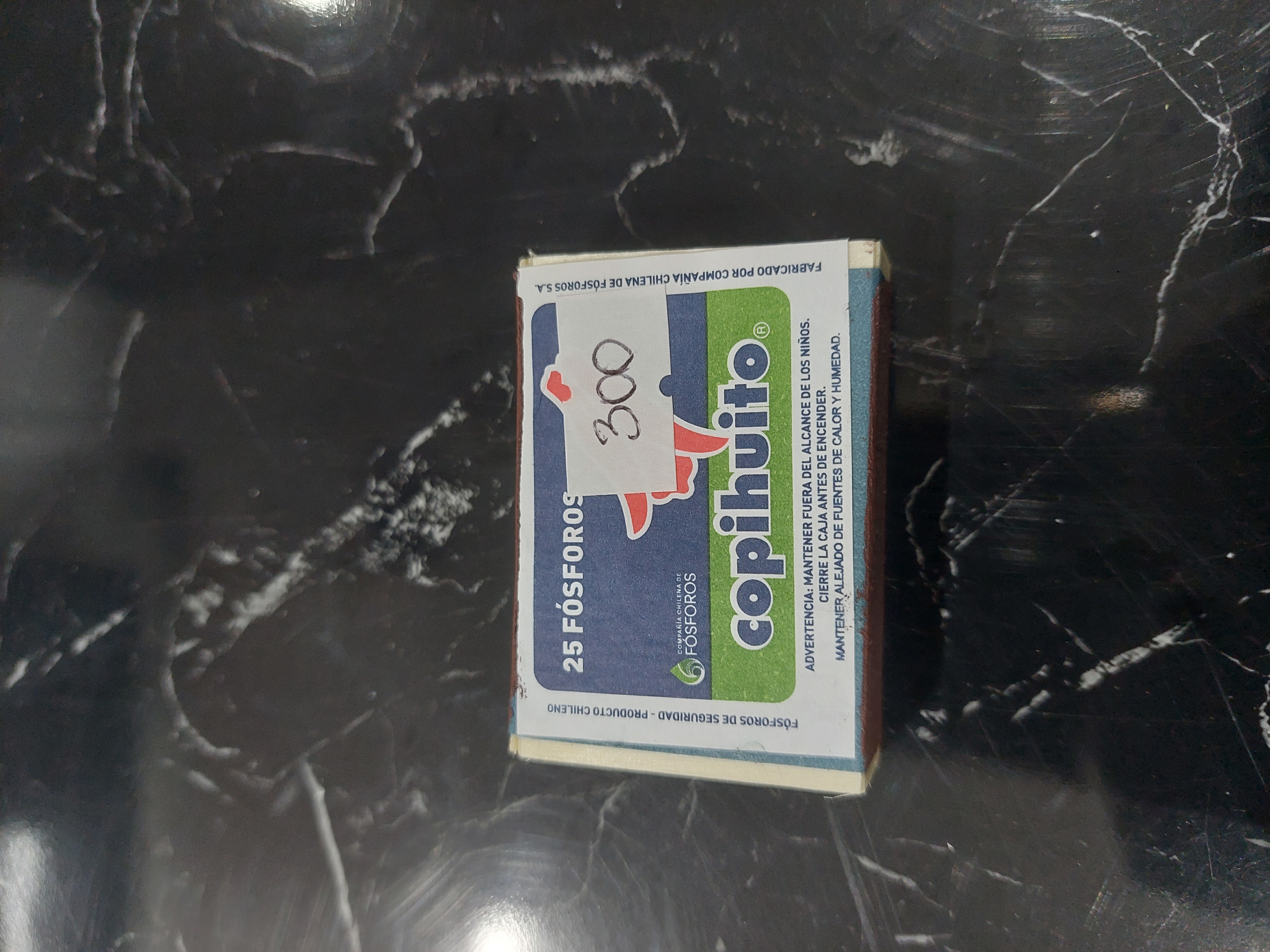 Fosforos Copihuito 25u