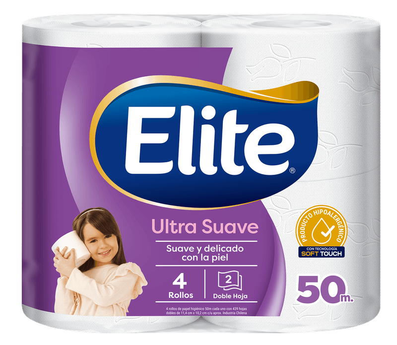Papel Higiénico Elite 4 un 50m