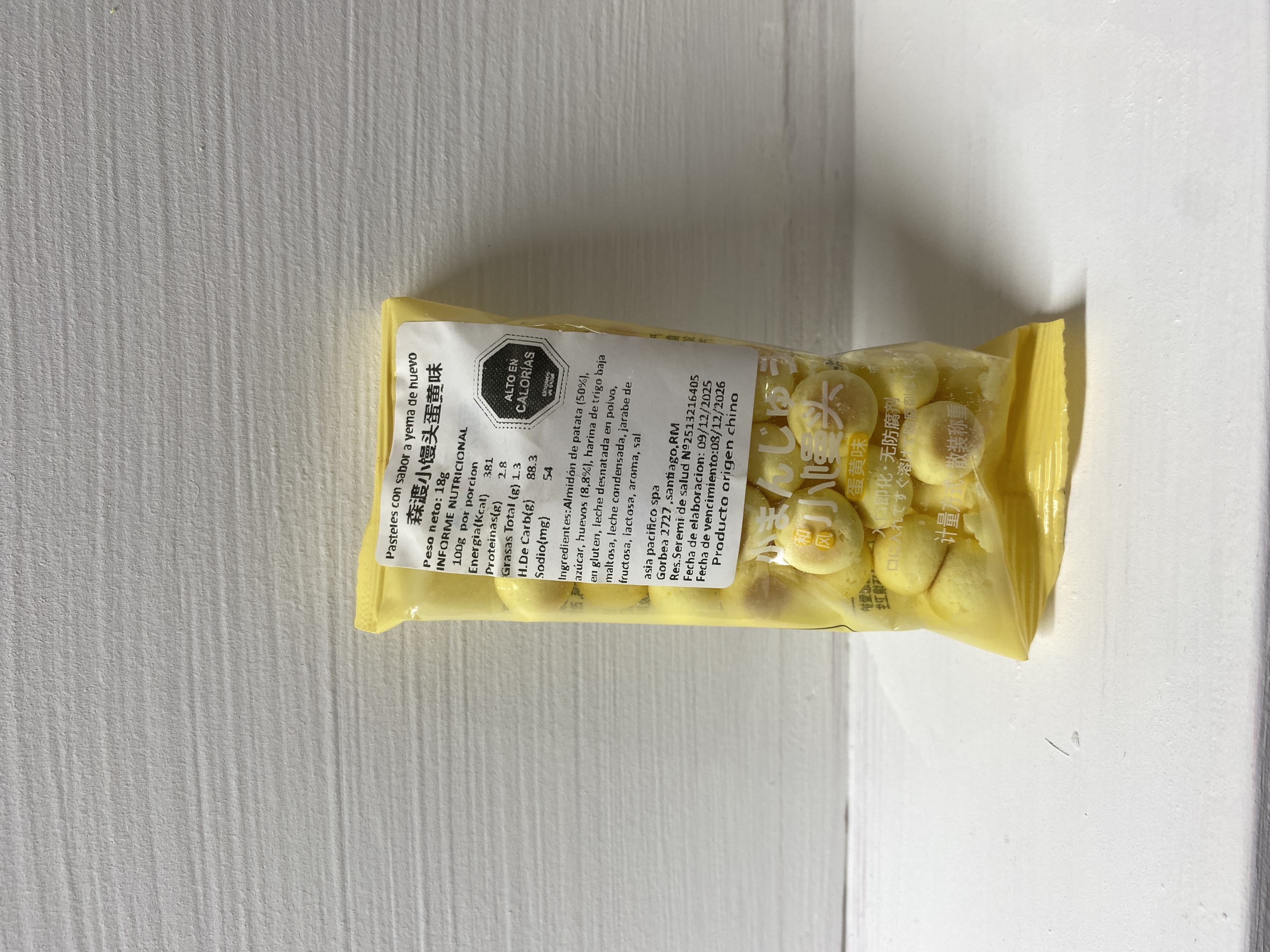 Bolitas con sabor a yema de huevo