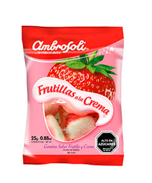 Gomitas Frutillas a la crema