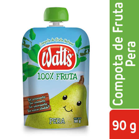 Compota Pera 90g Watts